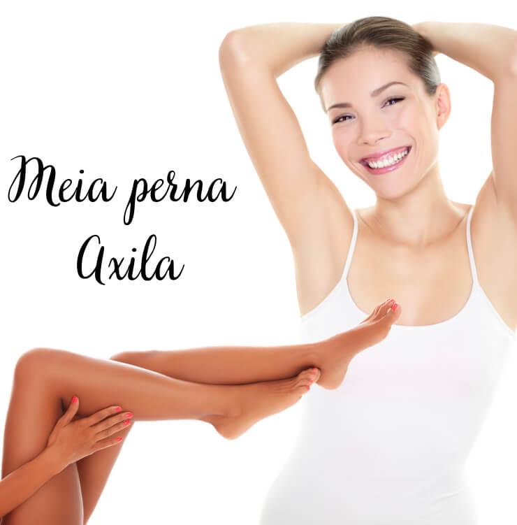 Verão Sem Pêlos! Depilação Com Cera Meia Perna + Axila